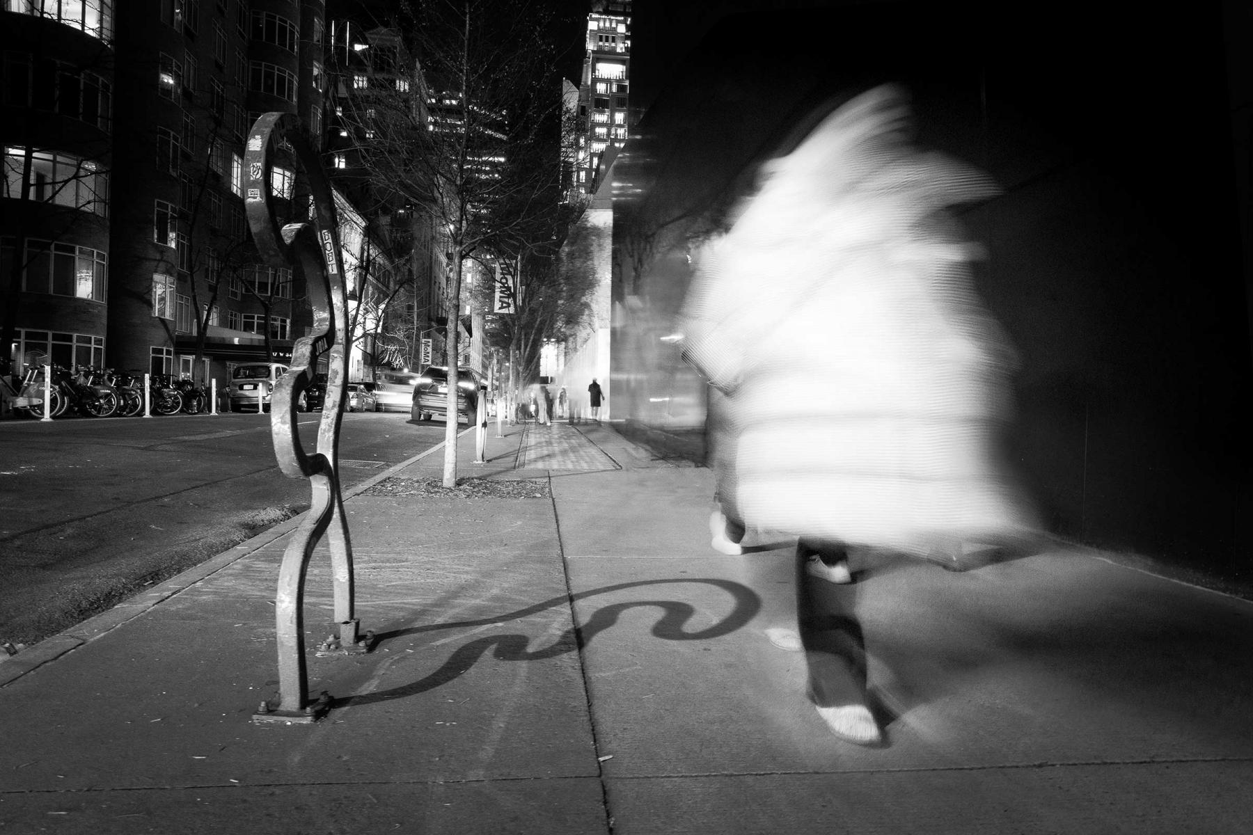 MOMA street walker ©2024 : THOUGHTS of the MOMENT : Salem Krieger