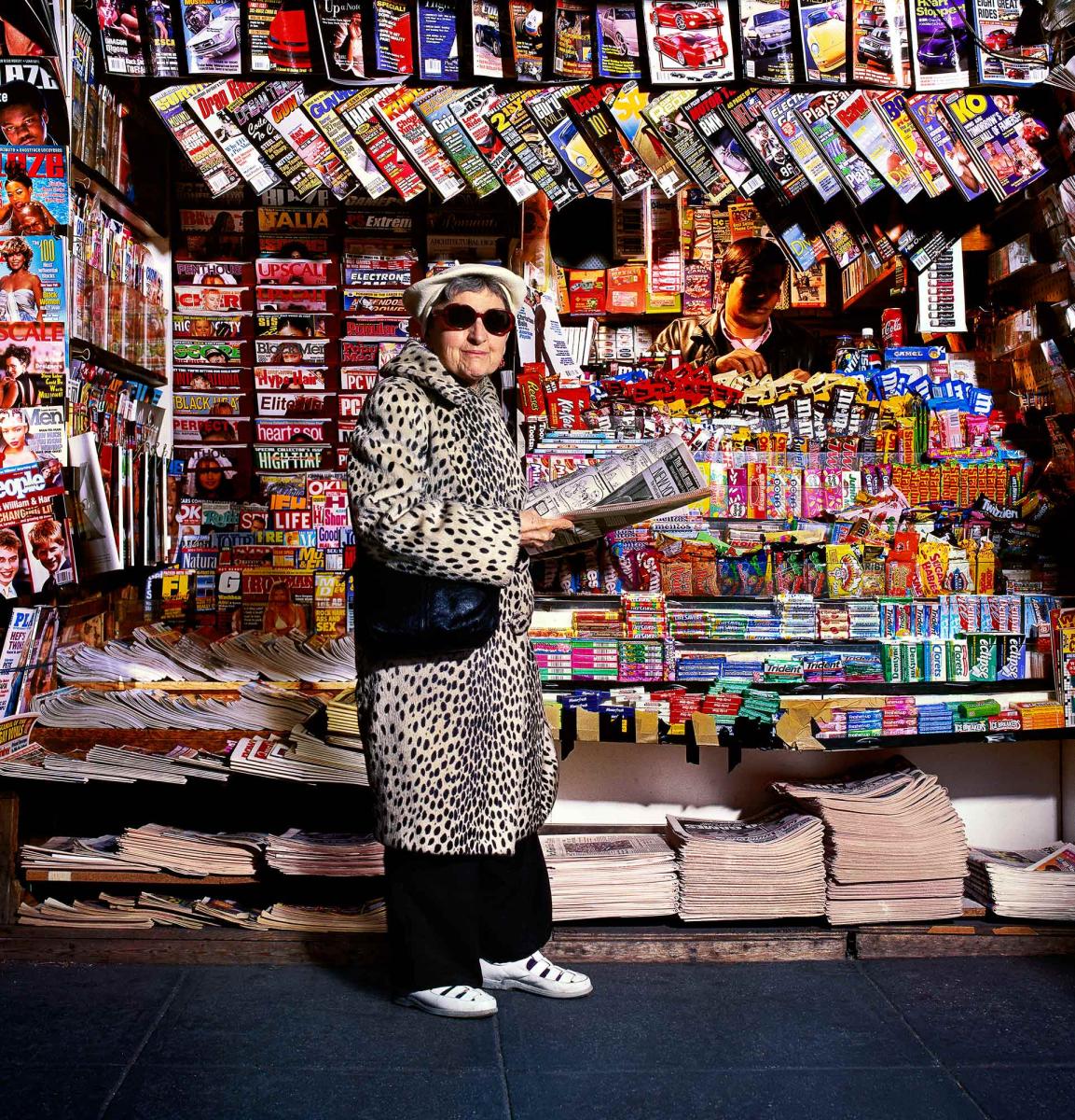 Moments in America. Historical photograph of New York City news stands which were a source to purchase contemporary publications, drinks, candy, and other snacks. : THOUGHTS of the MOMENT : Salem Krieger