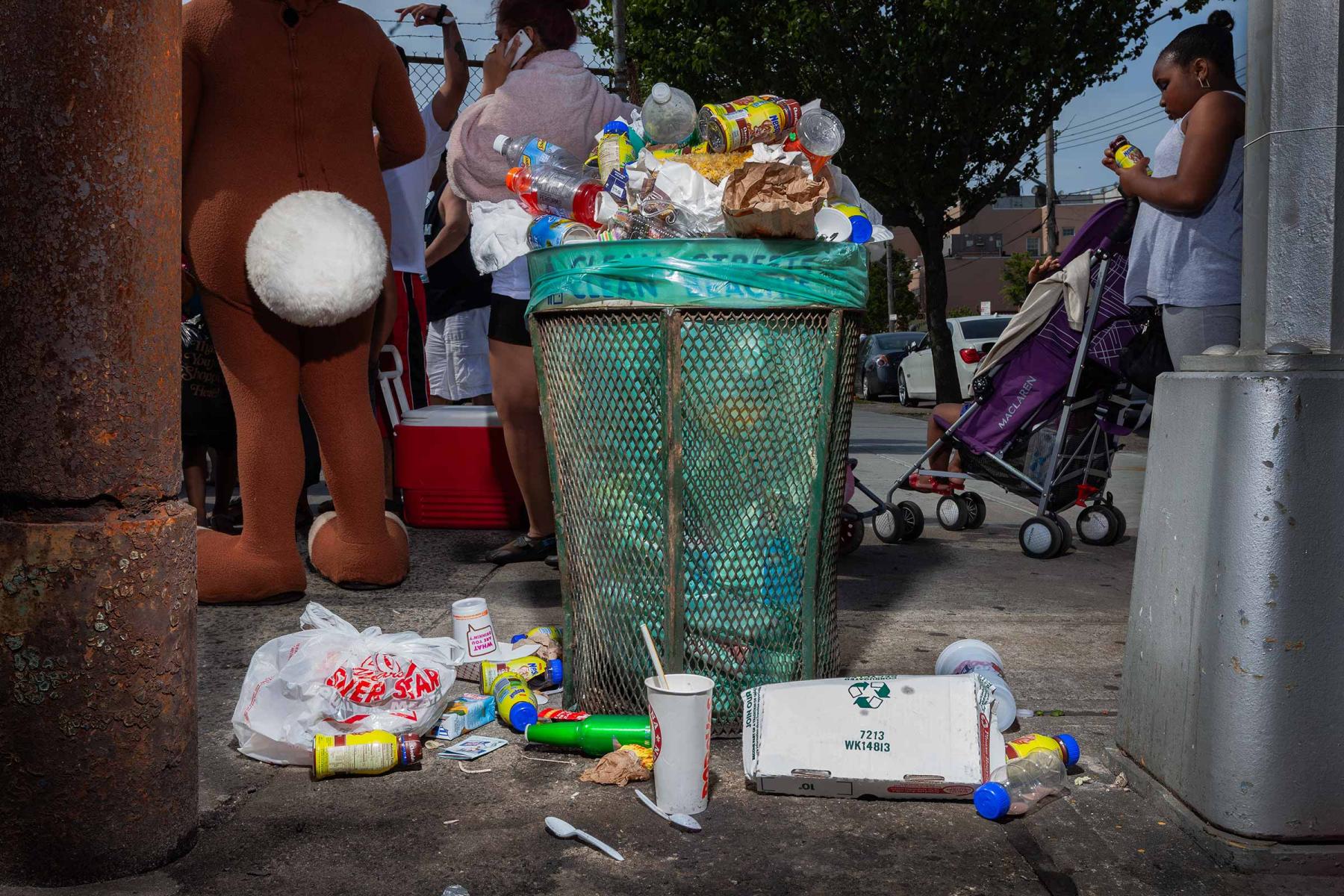Bunny Trash at Coney Island Brooklyn, New York.  : THOUGHTS of the MOMENT : Salem Krieger