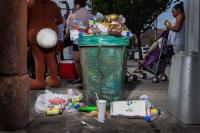 Bunny Trash at Coney Island Brooklyn, New York.  - copyright 2024 salem krieger 