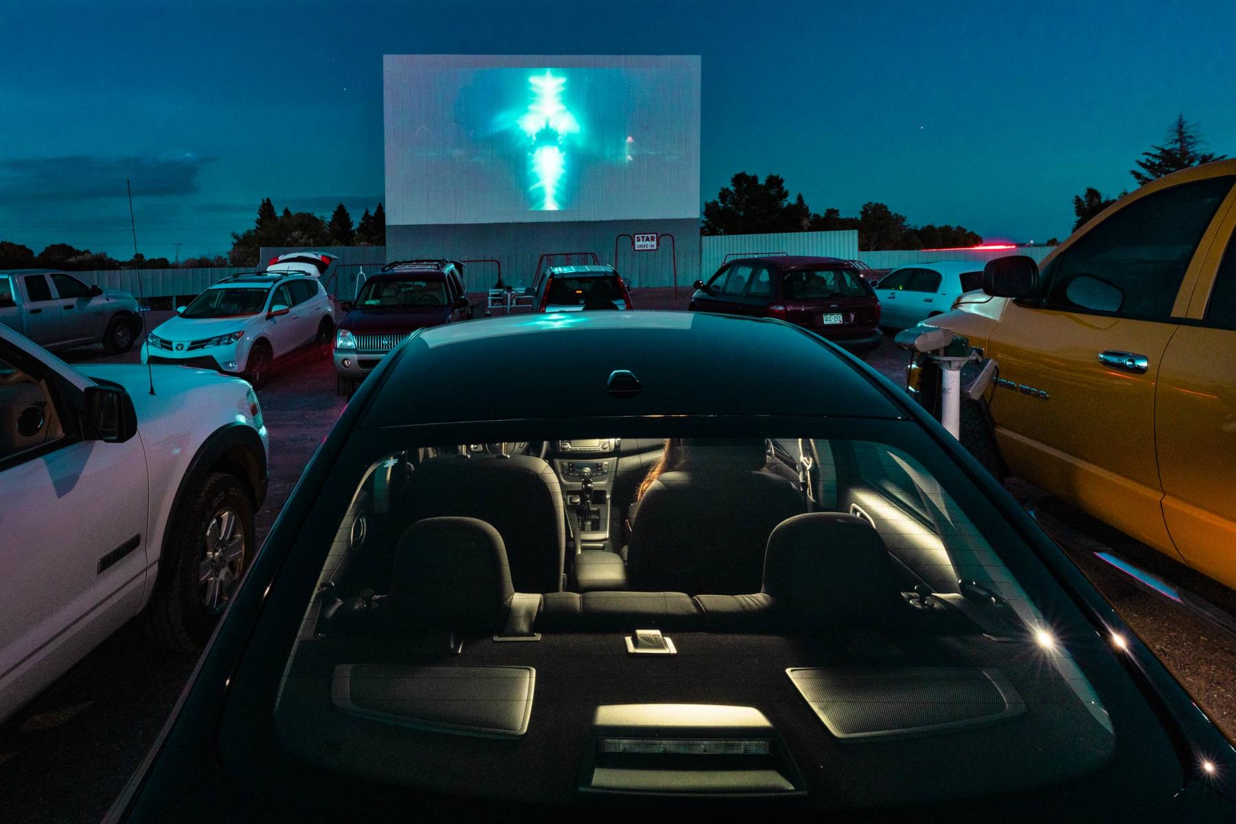 Auto America photo series. Movie Manor in Monte Vista, Colorado.  One of the few outdoor movie screens still playing films to drive-inn audiences. : THOUGHTS of the MOMENT : Salem Krieger