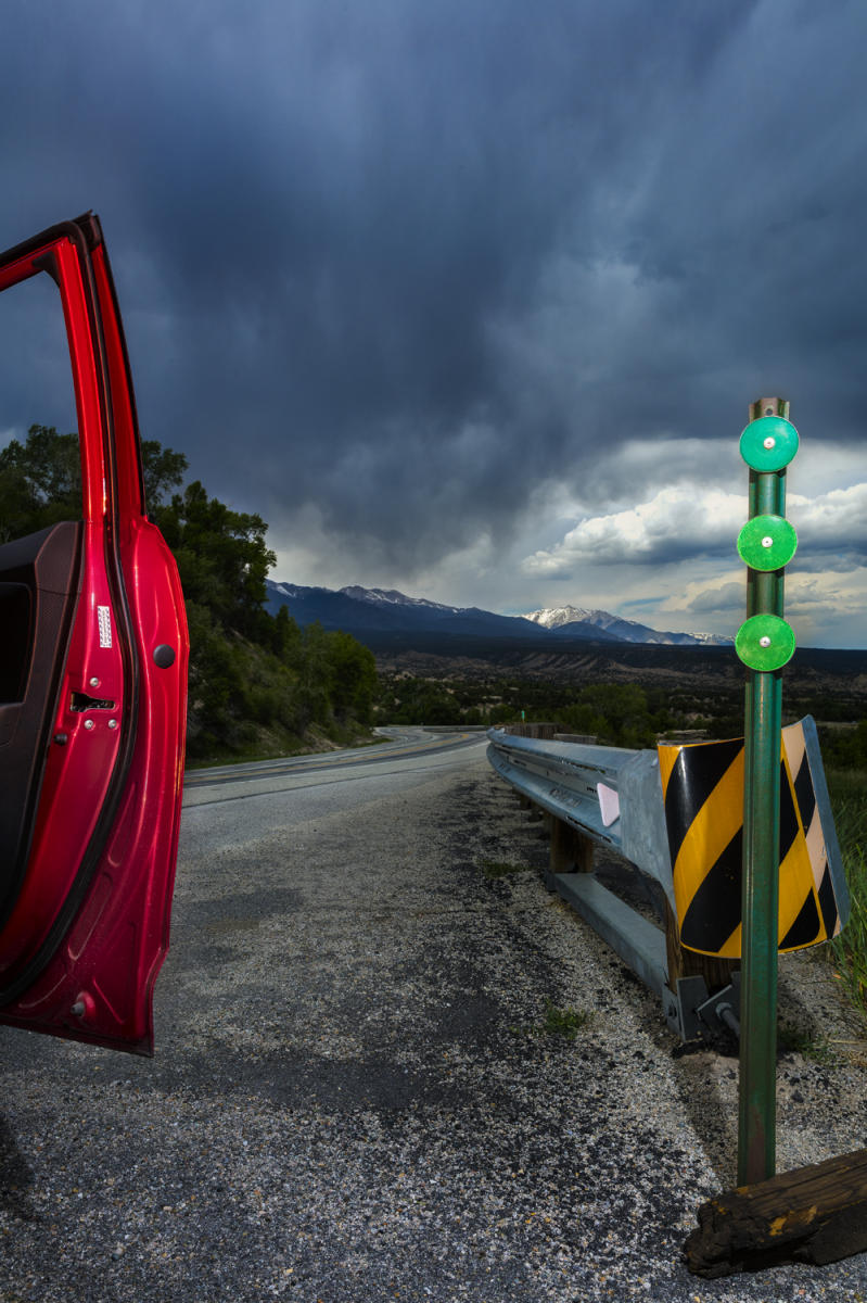Auto America - primary color. Somewhere in Colorado. : ONE UP : Salem Krieger