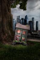 From Wall Street to Main Street-4 photo series. 44th street and 12th avenue, park on the Hudson River. - website © 2025 salem krieger 